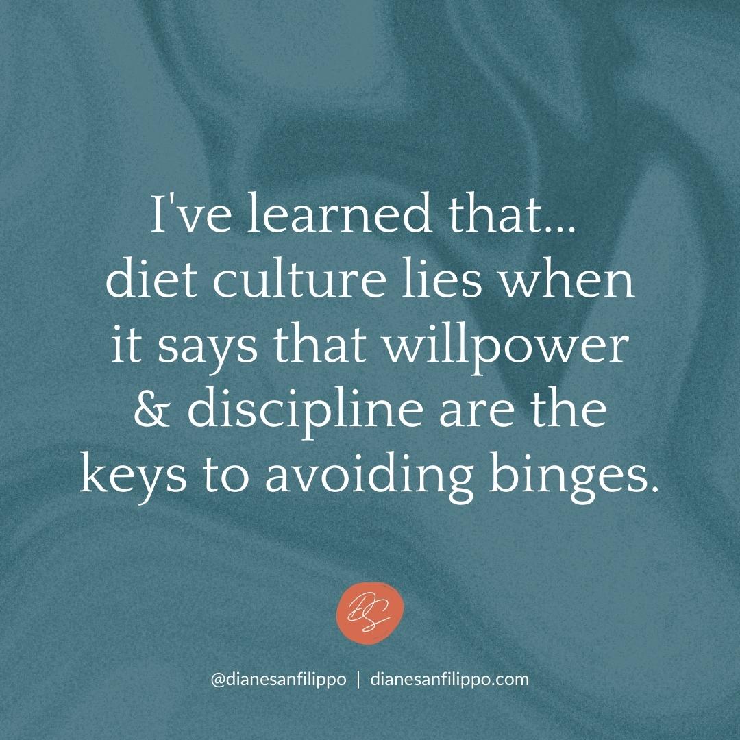 Diet culture lies | Diane Sanfilippo